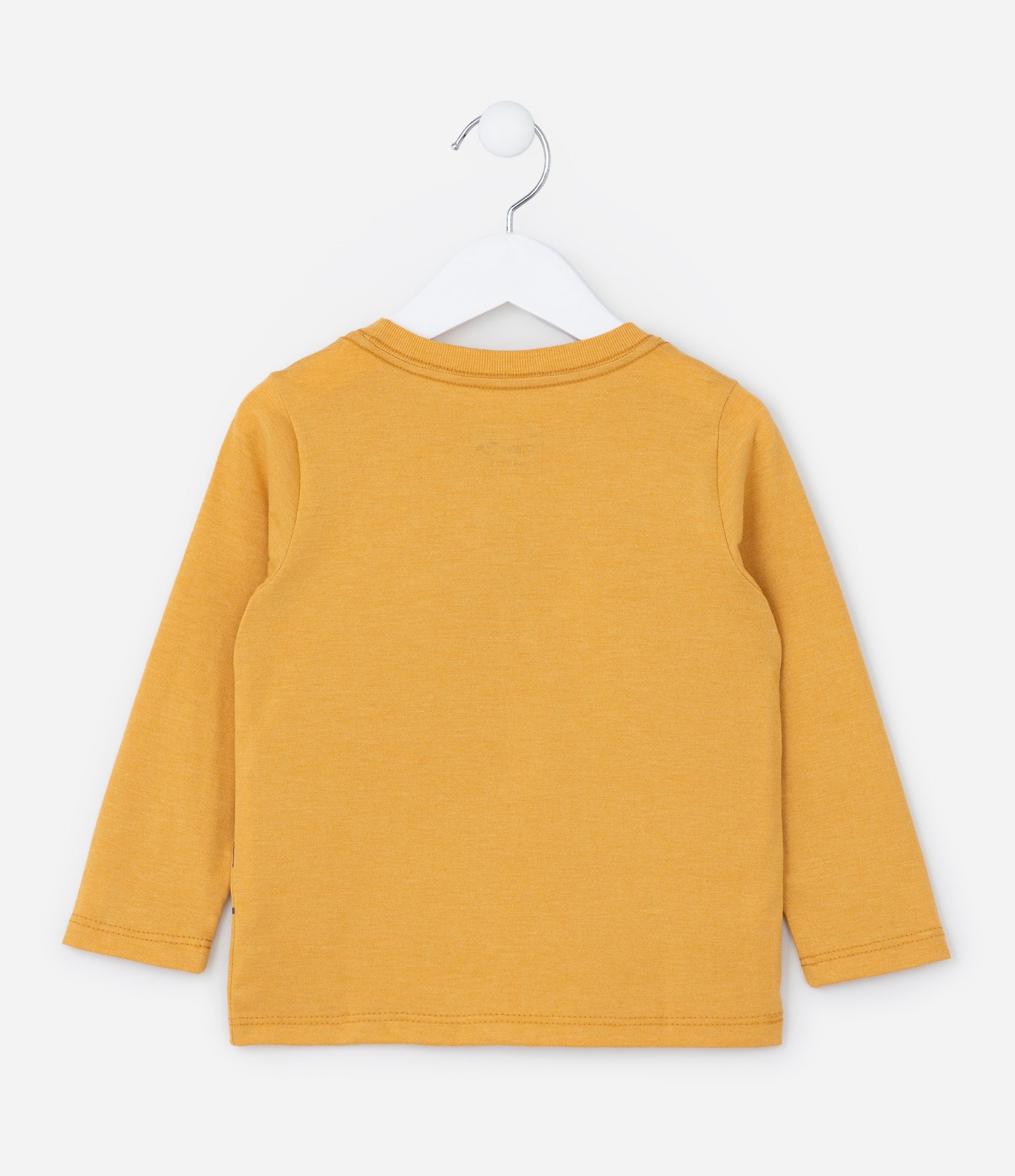 Camiseta Infantil com Estampa de Ursinhos - Tam 1 a 6 Anos Amarelo 2