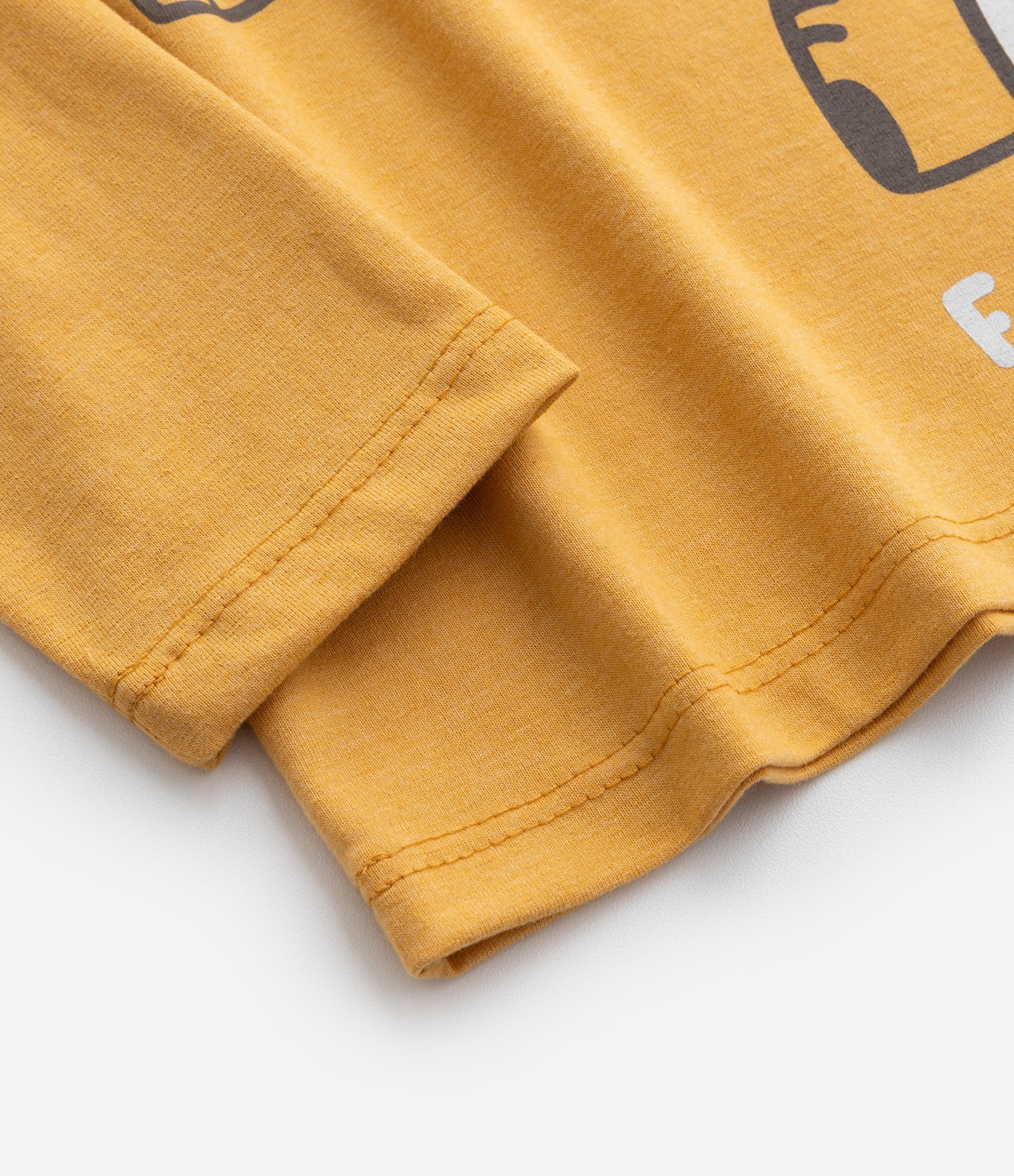 Camiseta Infantil com Estampa de Ursinhos - Tam 1 a 6 Anos Amarelo 4