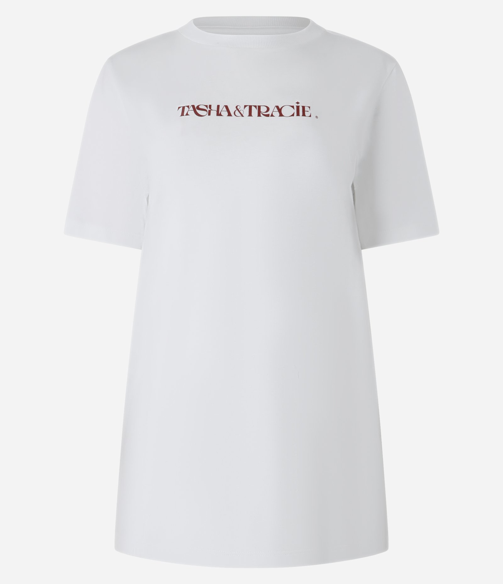 Camiseta Alongada em Algodão com Estampa Tasha e Tracie Diretoria Branco 7