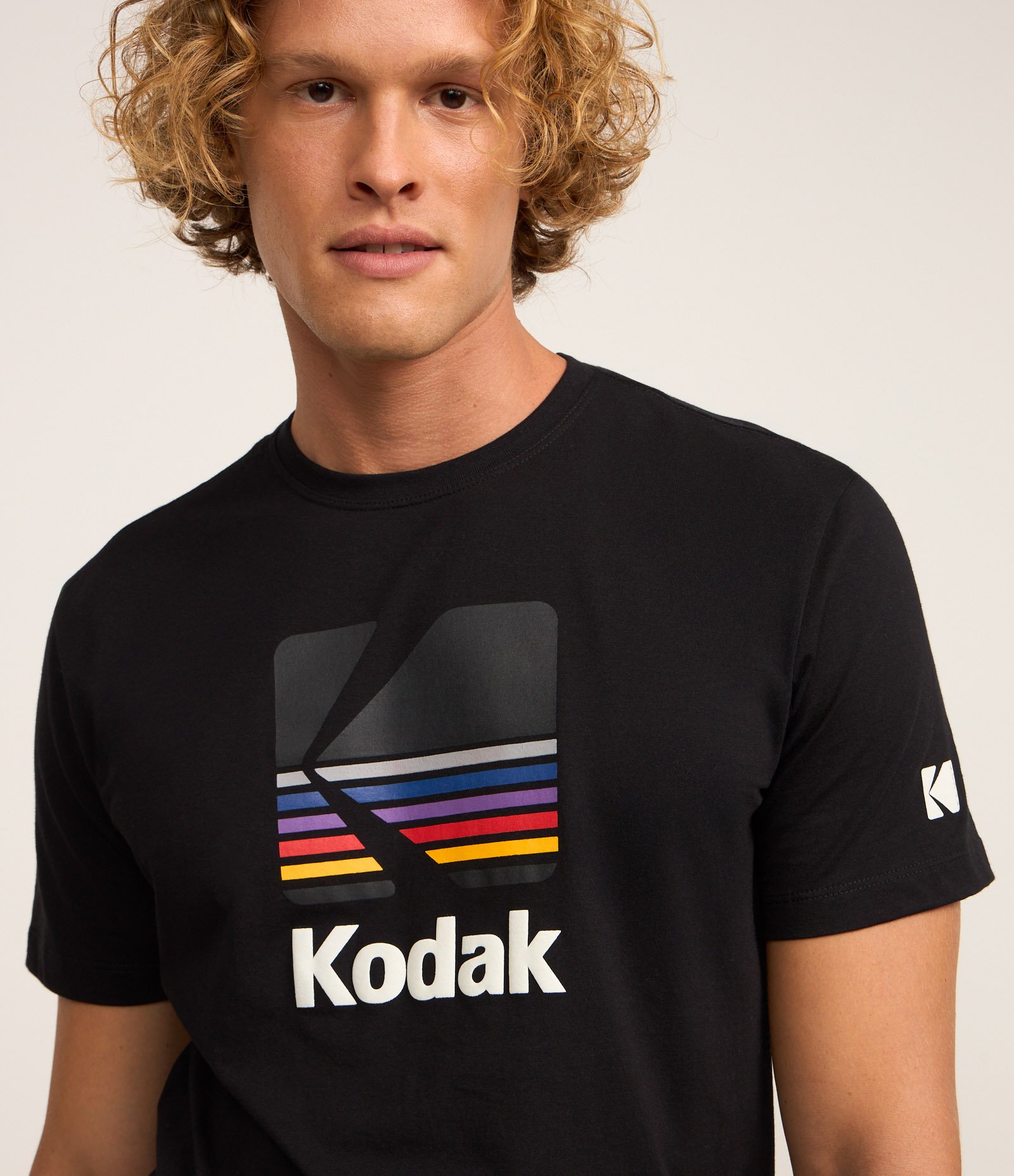 Camiseta Comfort em Algodão com Estampa Kodak Preto 5
