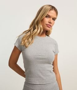 Blusa Justinha em Ribana Mescla