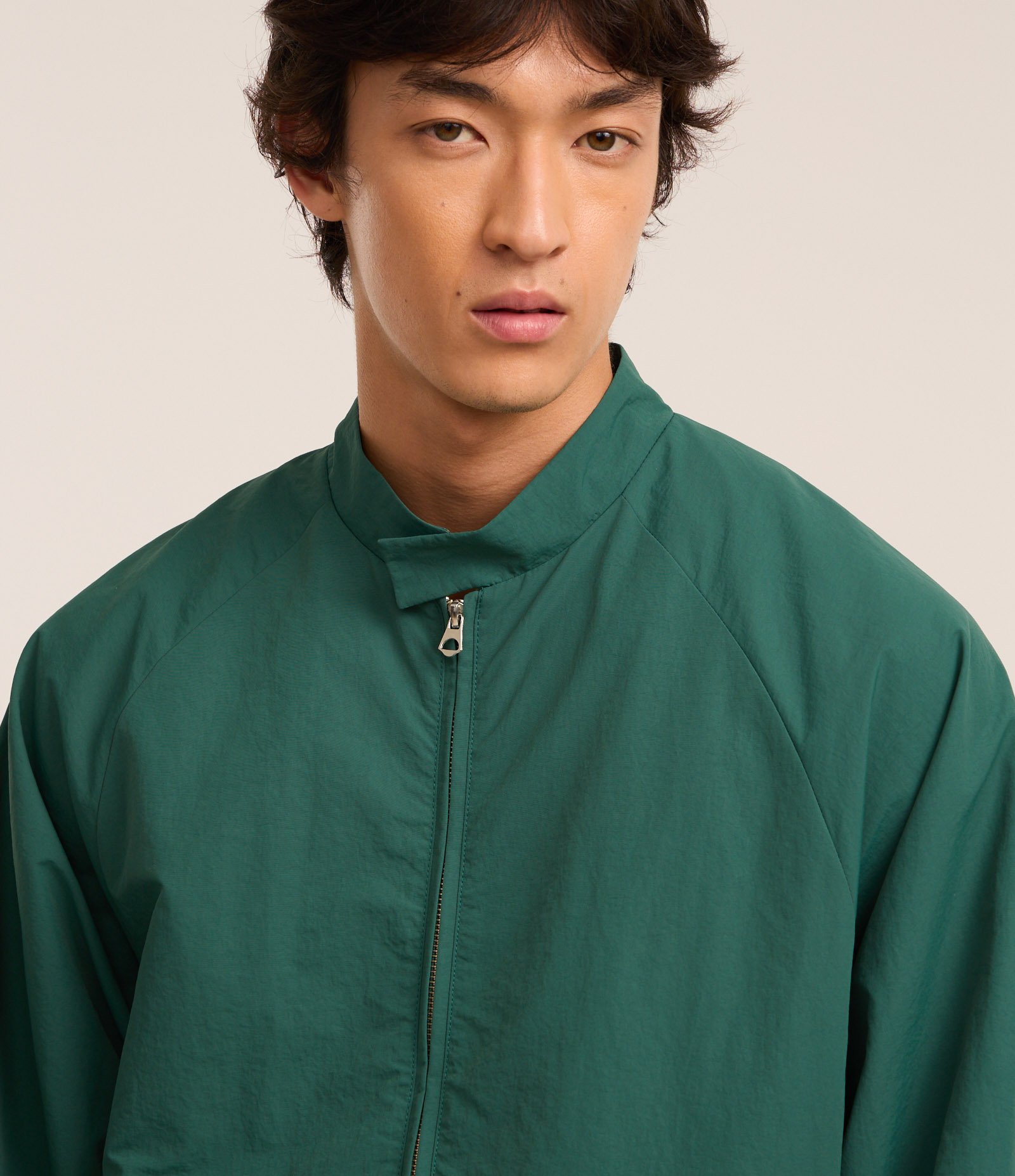 Jaqueta Bomber com Lapela e Estampa Bordada Lettering Verde 5