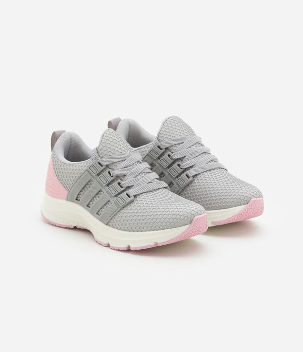 Cor: Cinza/Rosa | Tamanho: 32