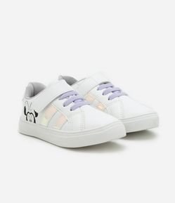 Tênis Infantil com Recortes Holográficos da Minne - Tam 20 a 27