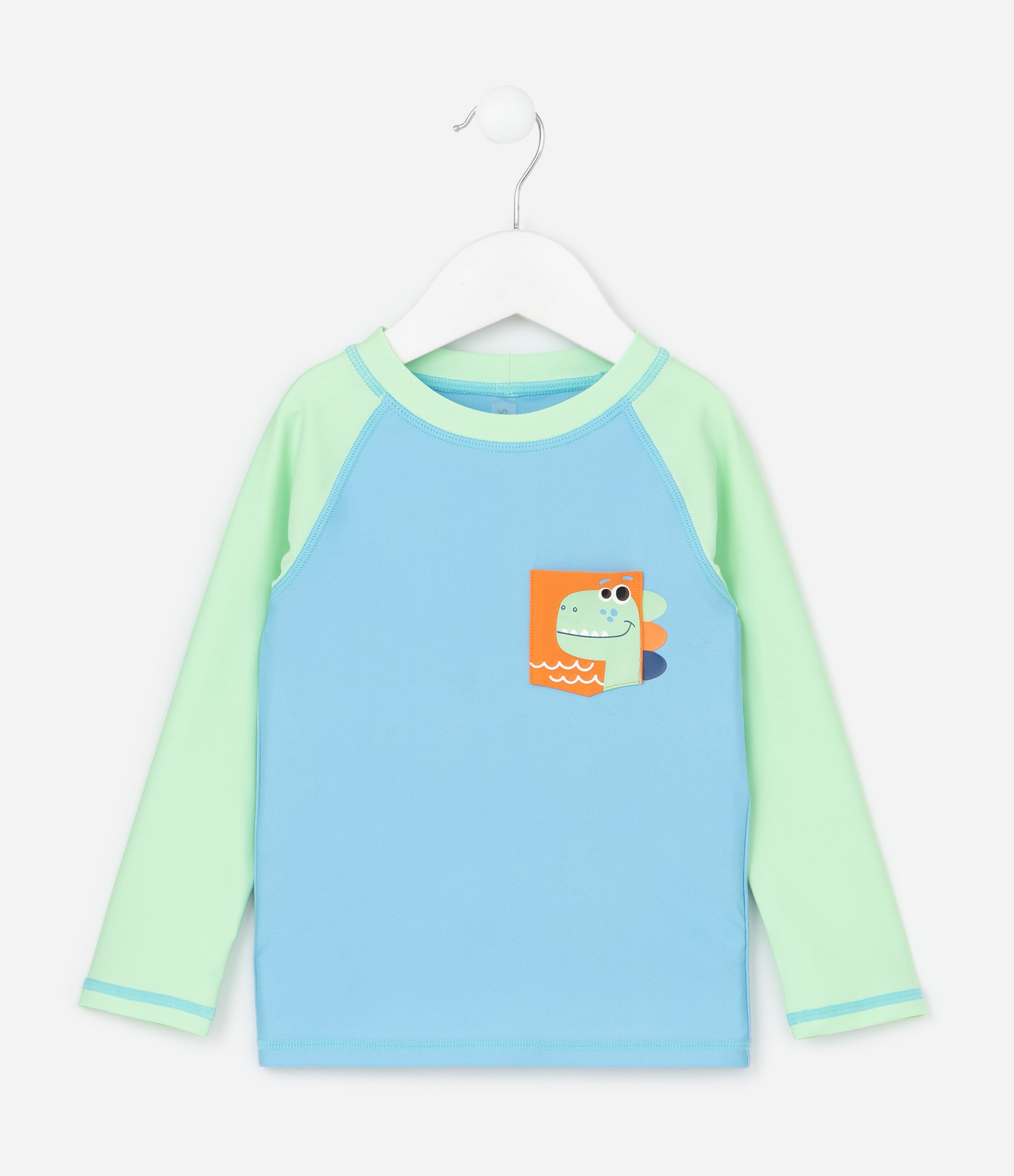 Conjunto Infantil com Proteção UV e Estampa Dino - Tam 1 a 4 Anos Multicores 2