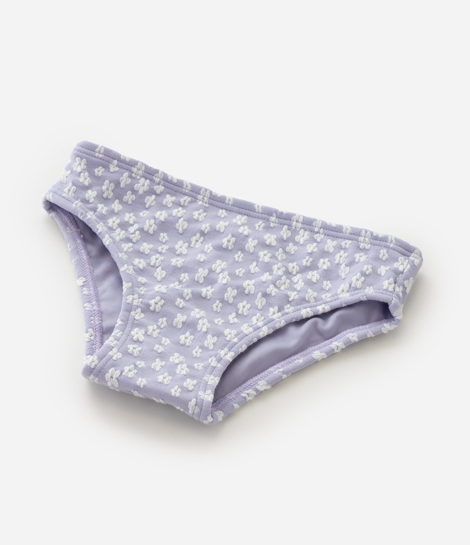 Conjunto Infantil com Proteção UV e Estampa de Borboletas e Textura de Flores - Tam 2 A 4 Anos Lilaz/Laranja 7