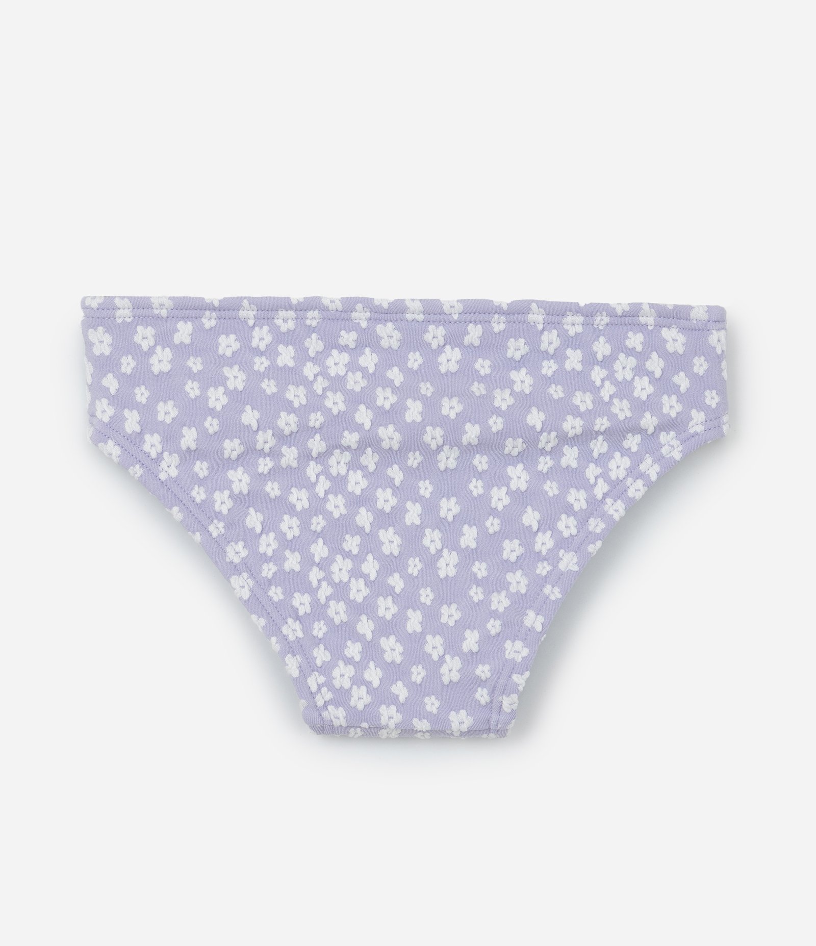 Conjunto Infantil com Proteção UV e Estampa de Borboletas e Textura de Flores - Tam 2 A 4 Anos Lilaz/Laranja 8