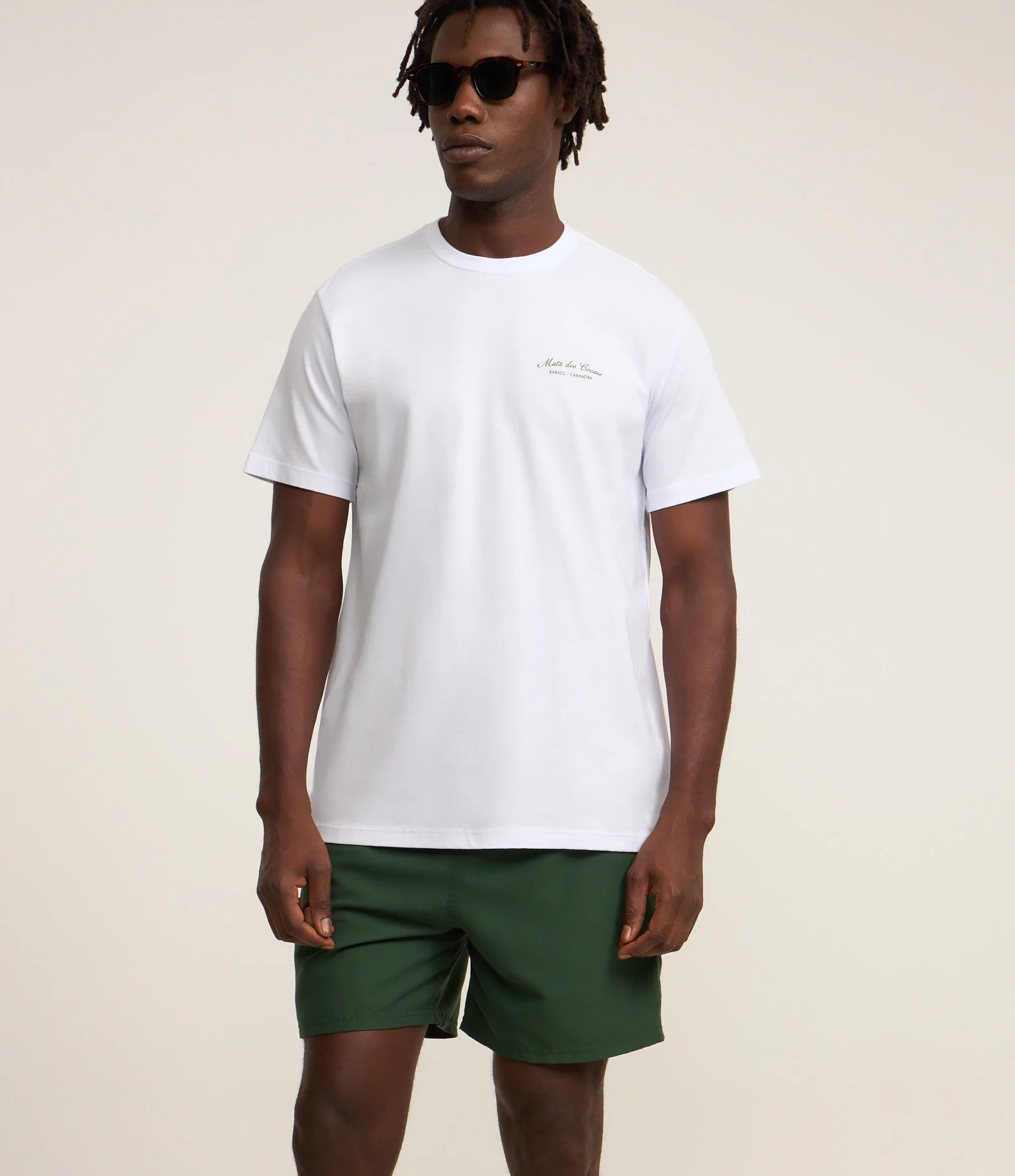 Camiseta Comfort em Algodão com Estampa Lettering Branco 2