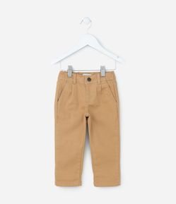 Calça Infantil em Sarja com Bolsinho Faca - Tam 1 a 5 Anos