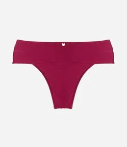 Biquíni Calcinha Pala Larga em Microfibra Canelada