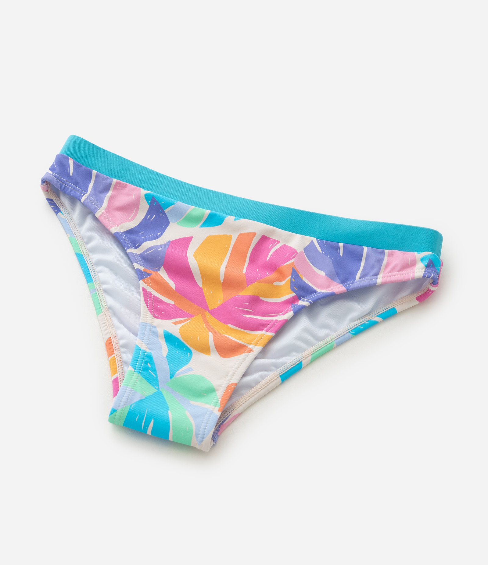 Biquíni Infantil com Proteção UV e Estampa Folhagens - Tam 5 a 14 Anos Multicores 8