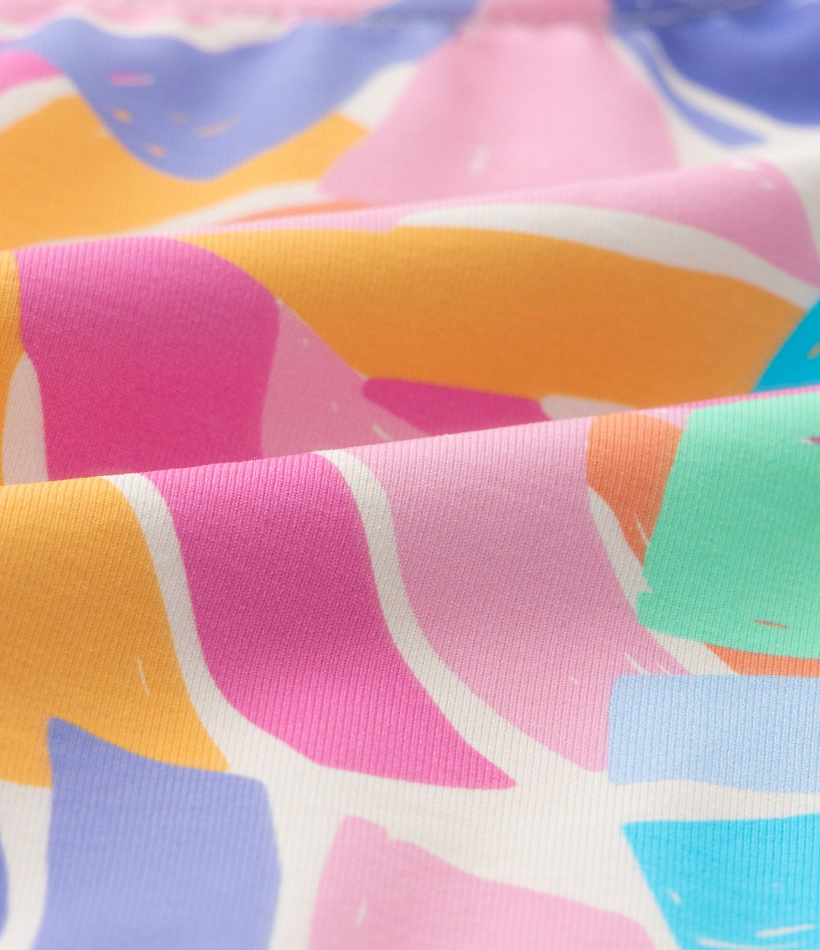 Biquíni Infantil com Proteção UV e Estampa Folhagens - Tam 5 a 14 Anos Multicores 3