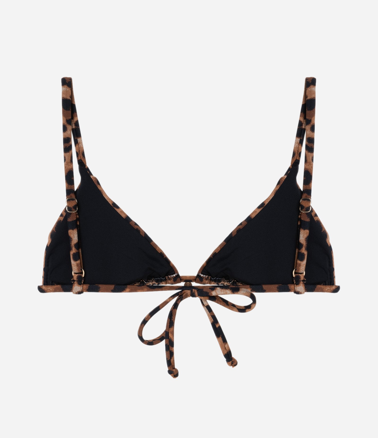 Biquíni Top Cortininha em Microfibra com Estampa Animal Print Marrom 6