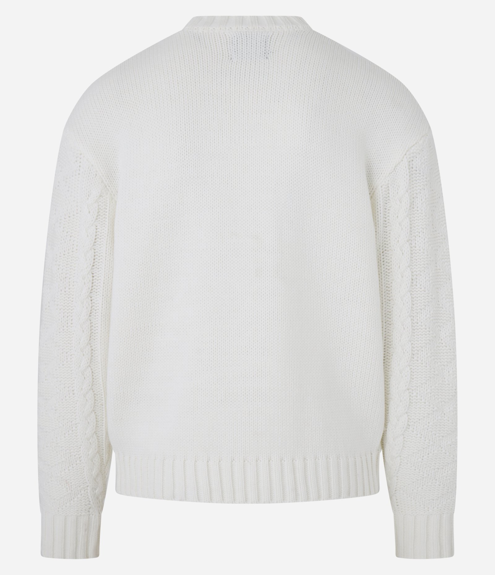 Suéter Boxy em Tricô com Textura Off White 8