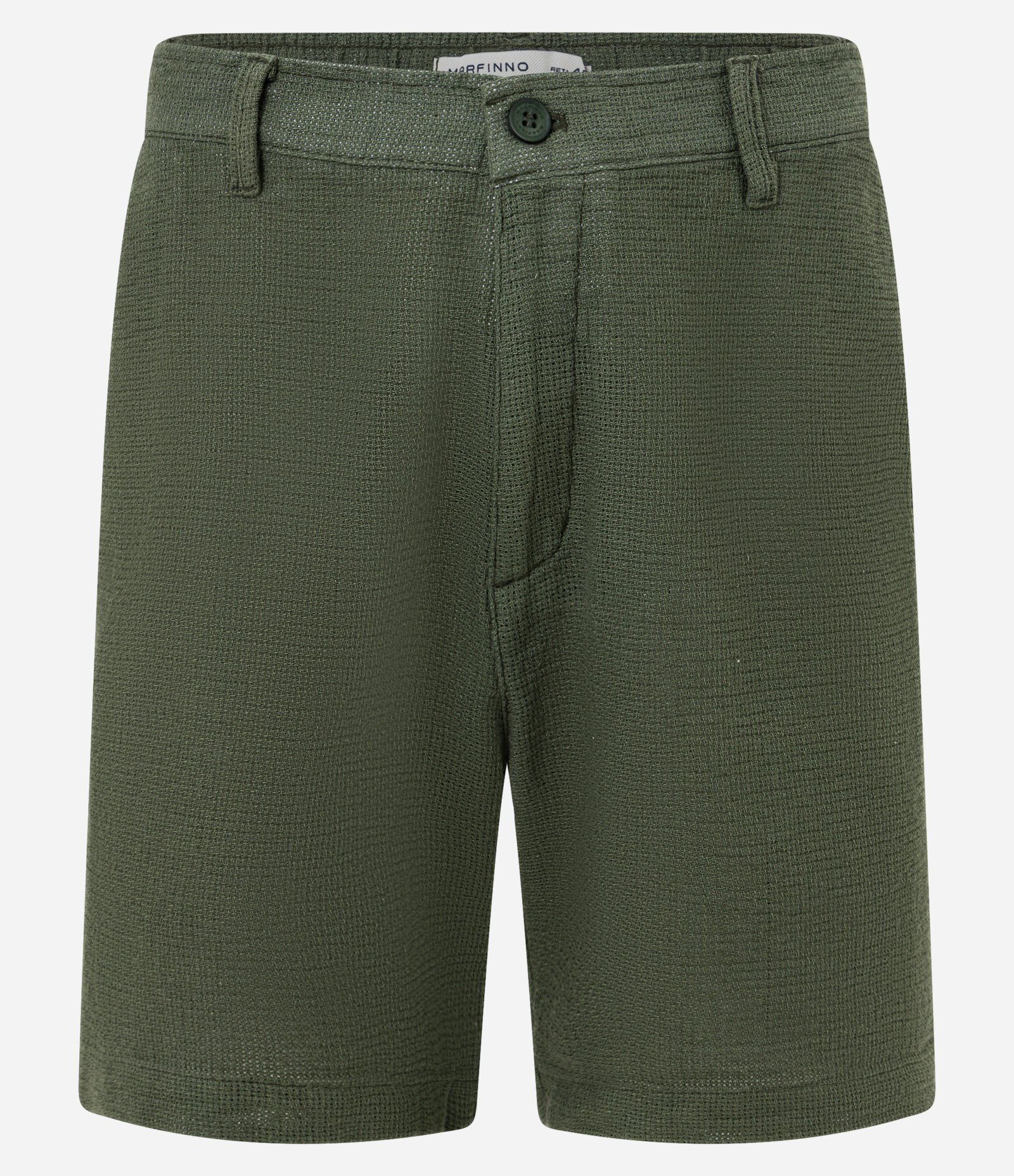 Bermuda Reta em Algodão Texturizada Verde 1