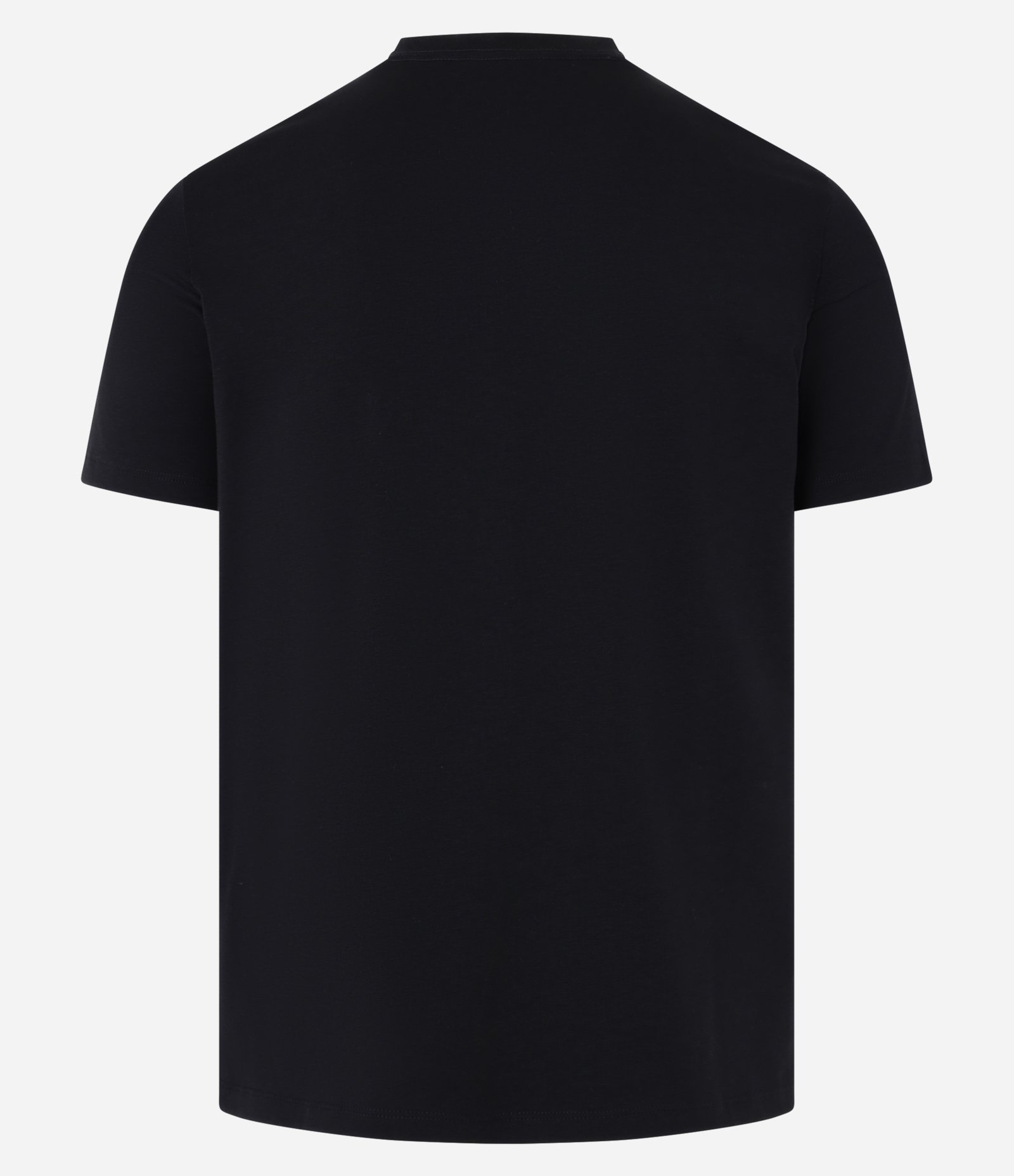 Camiseta Slim Básica em Algodão Preto 7