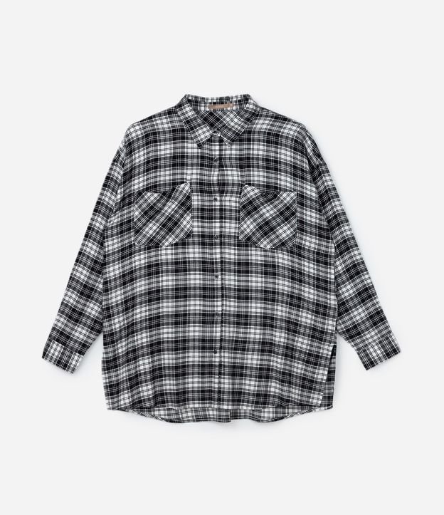 Camisa Flanela Xadrez Curve & Plus Size