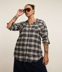 Camisa Flanela Xadrez Curve & Plus Size