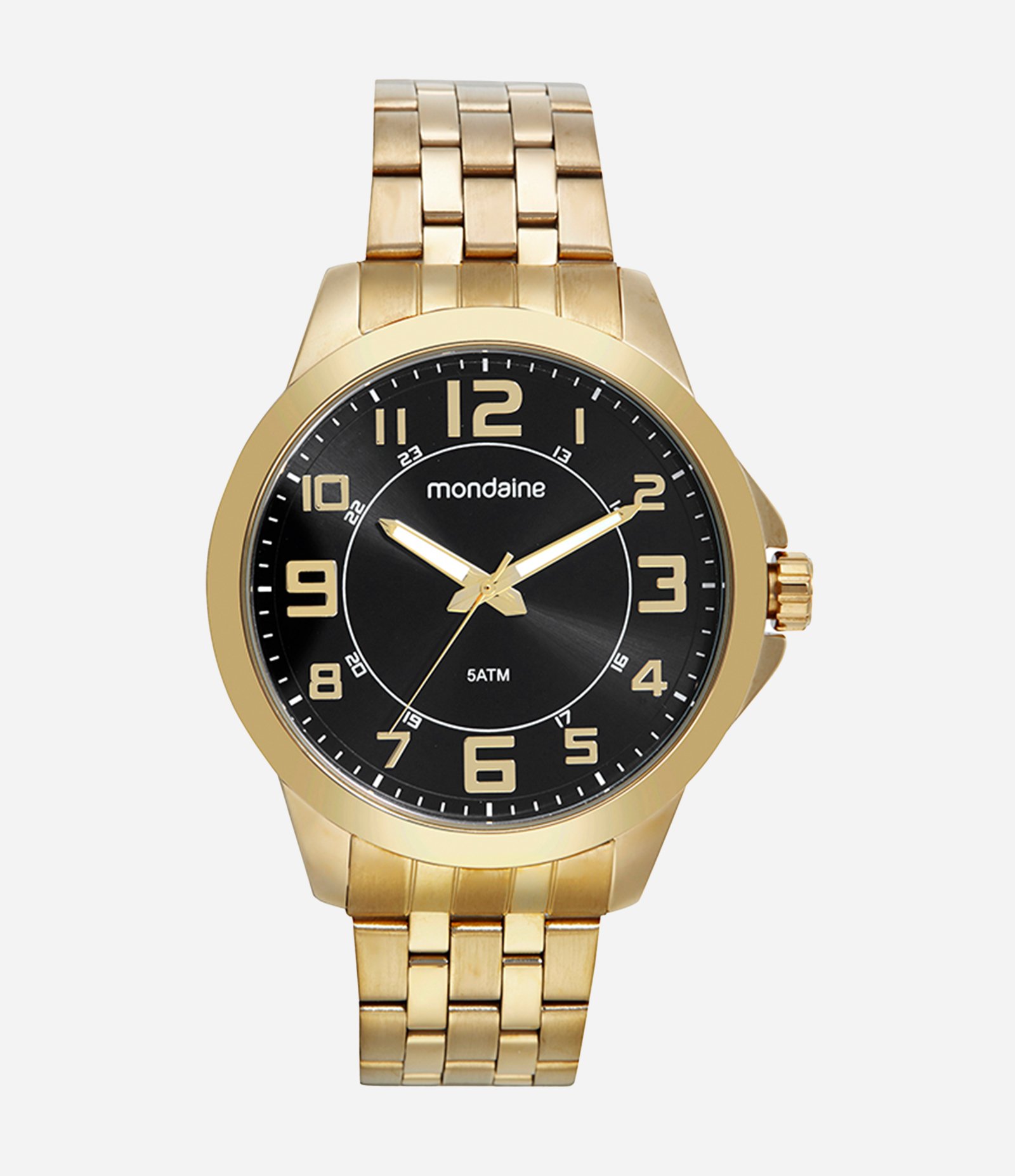 Relógio Mondaine Masculino Analógico Dourado 1