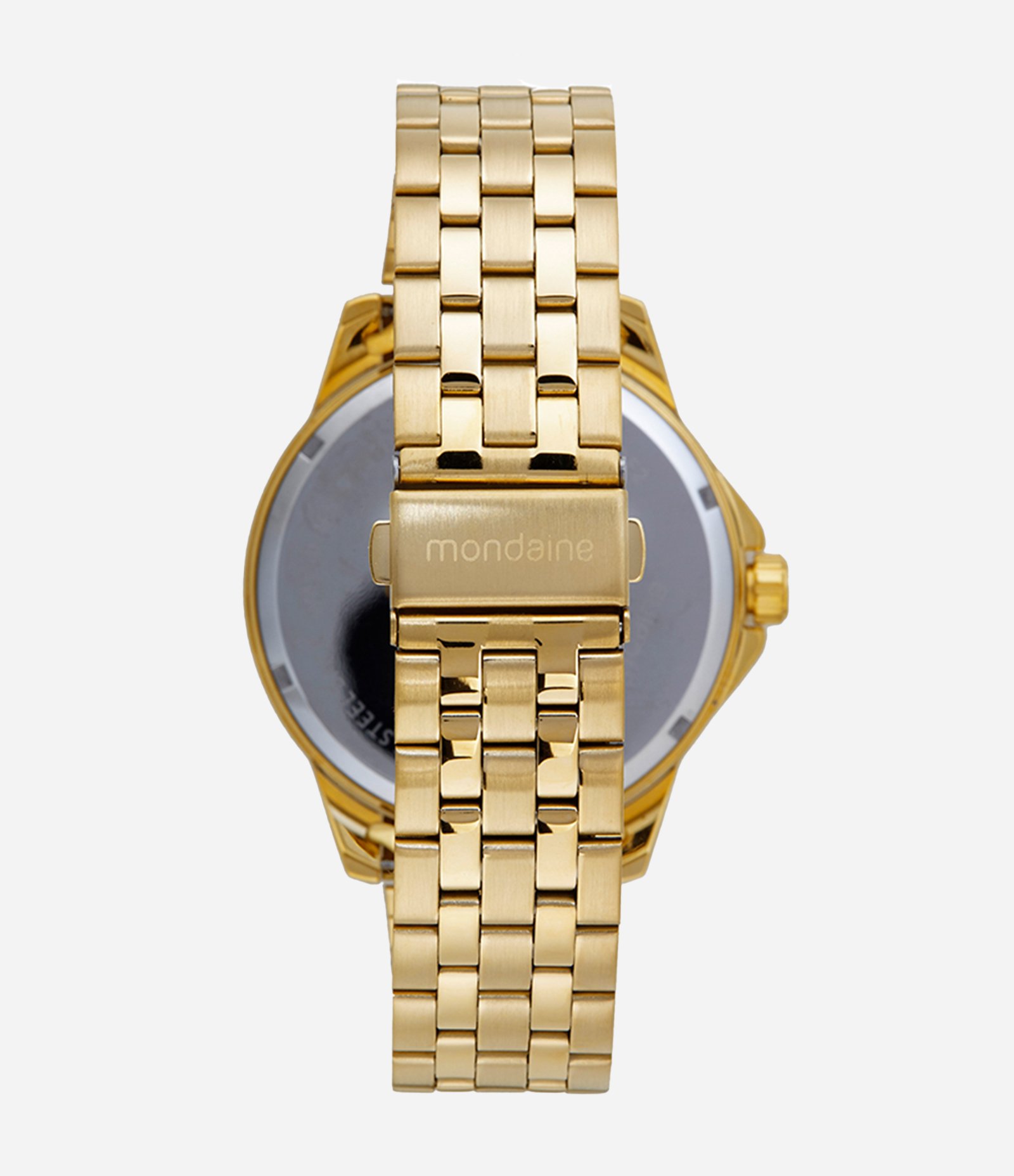 Relógio Mondaine Masculino Analógico Dourado 3