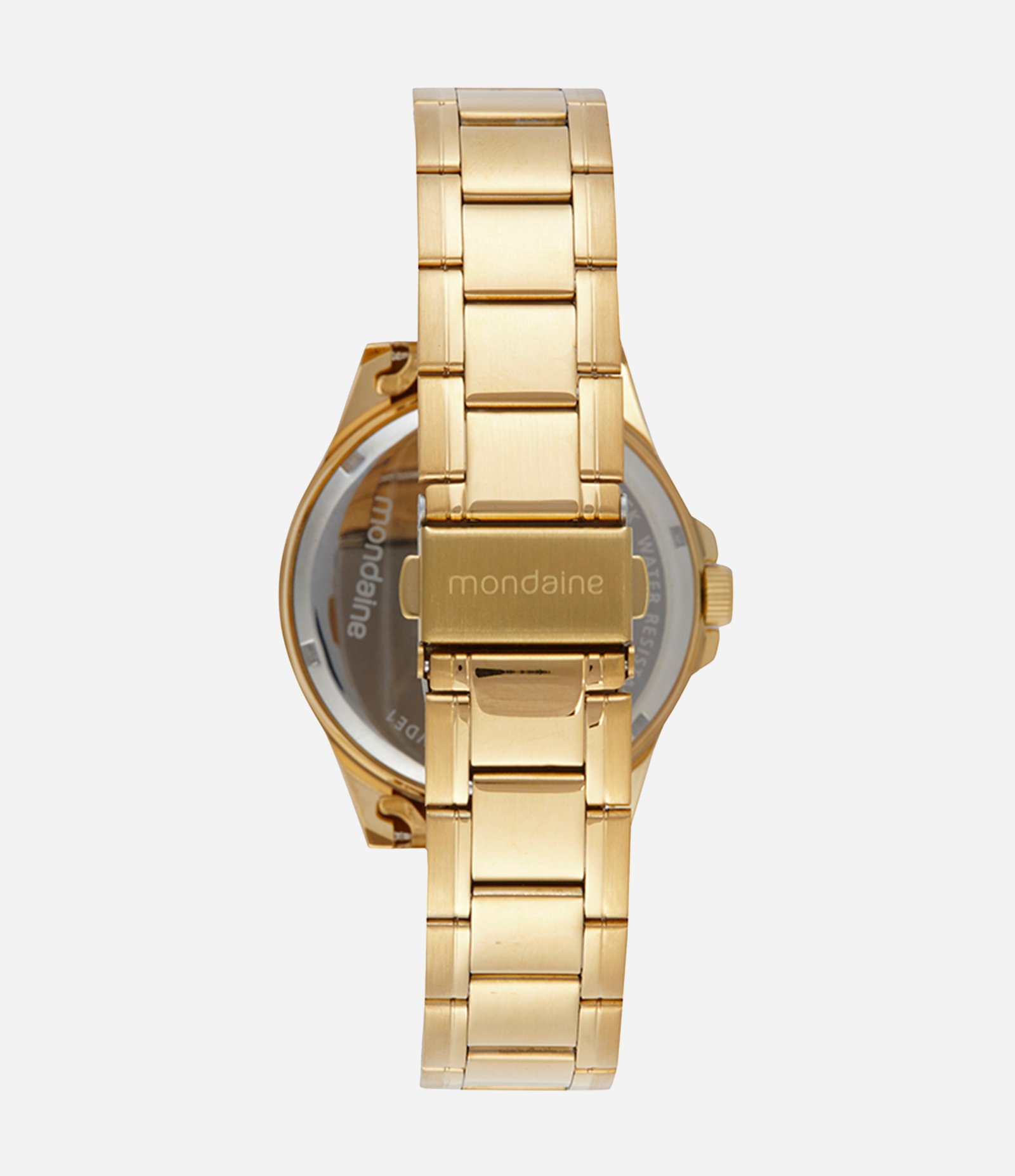 Relógio Mondaine Masculino Analógico Dourado 3