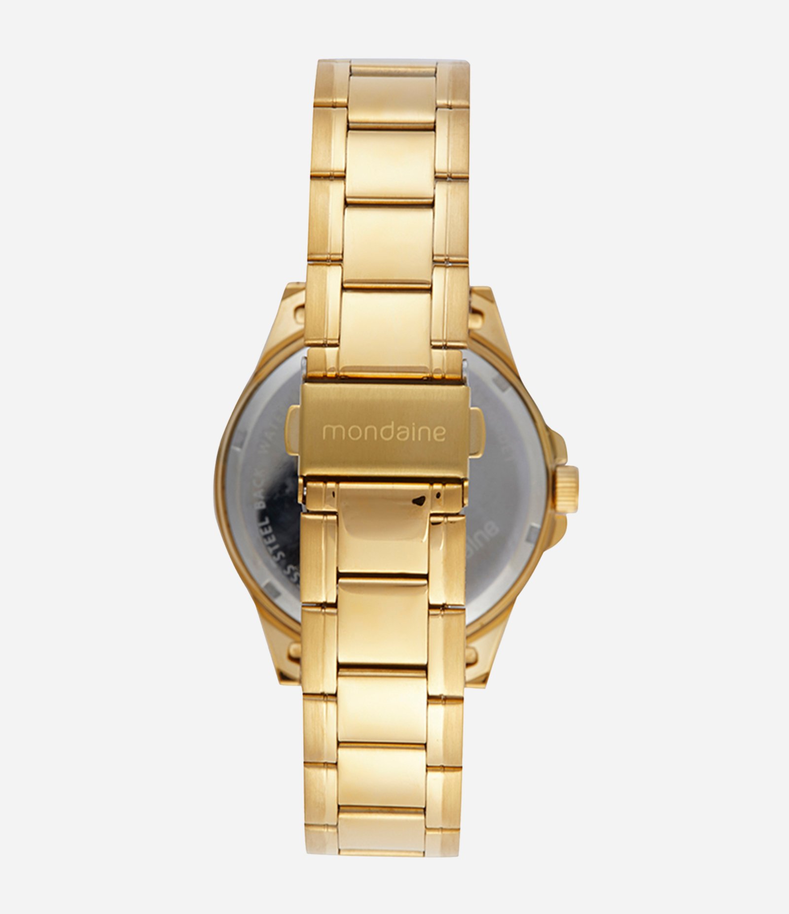 Relógio Mondaine Masculino Analógico Dourado 3