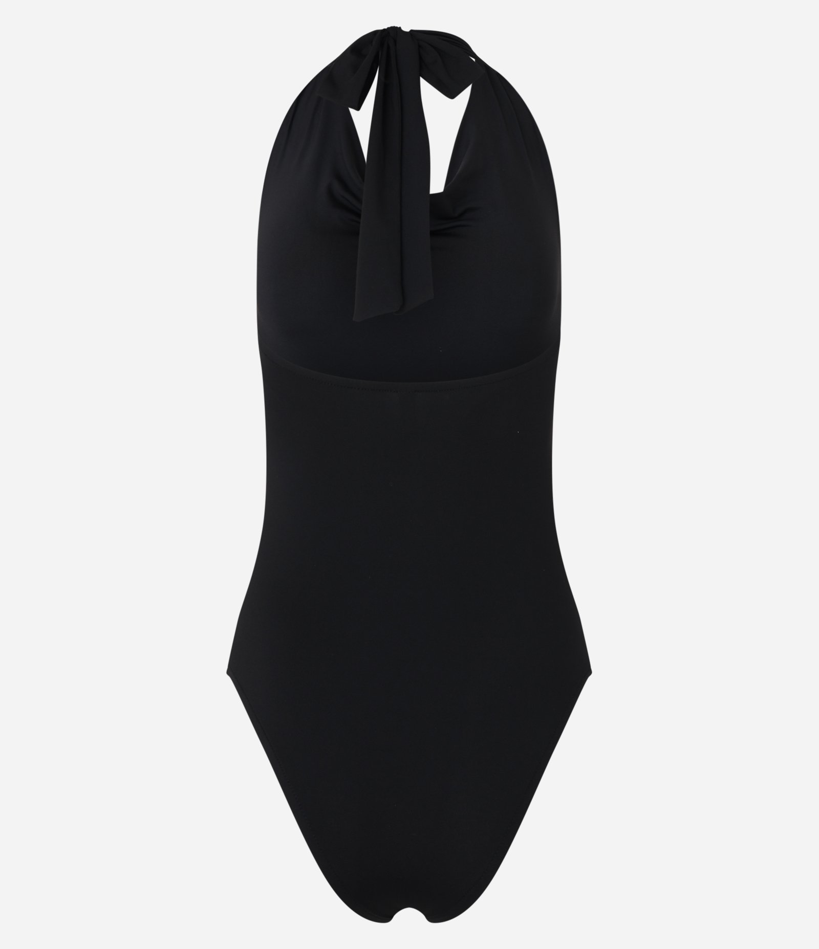 Body em Microfibra Frente Única com Decote Degagê Preto 7