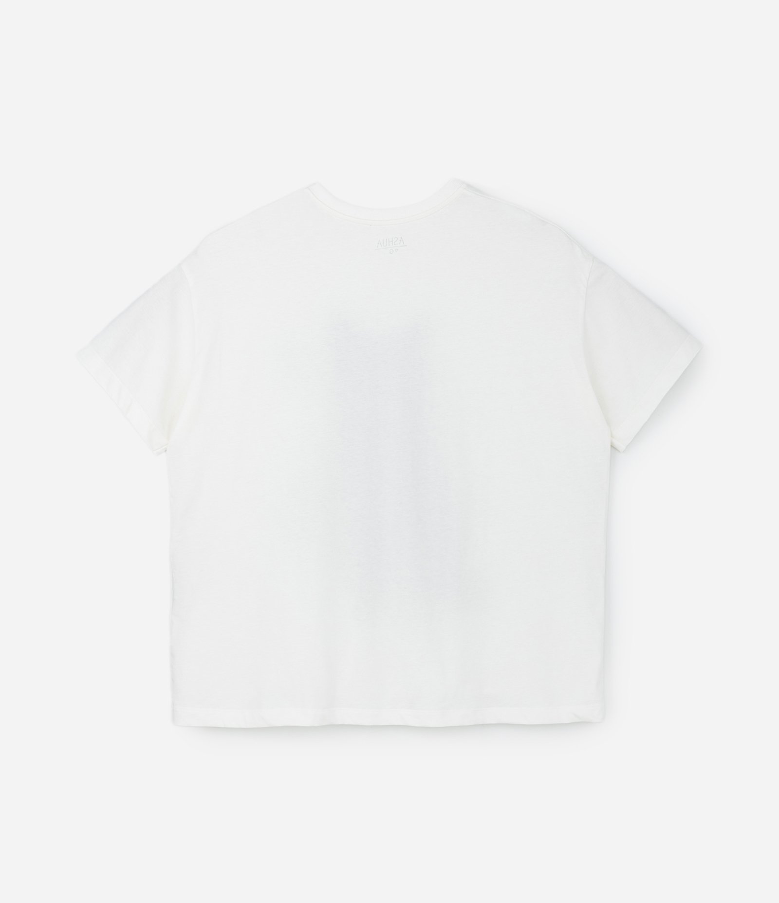 Camiseta em Algodão Estampada de Gatinho Curve & Plus Size Branco 5