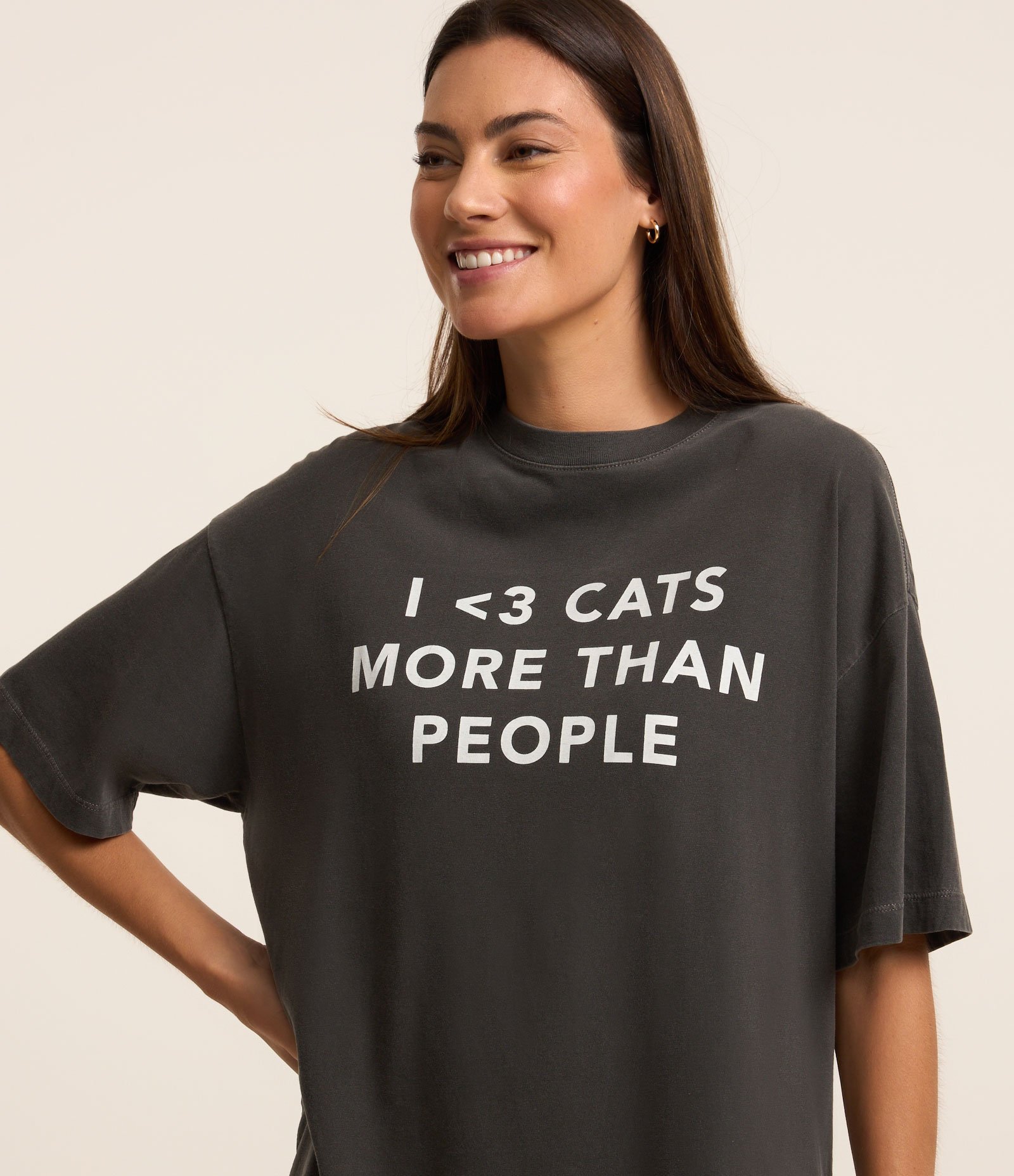 Blusa de Pijama Manga Curta com Lettering Preto 2