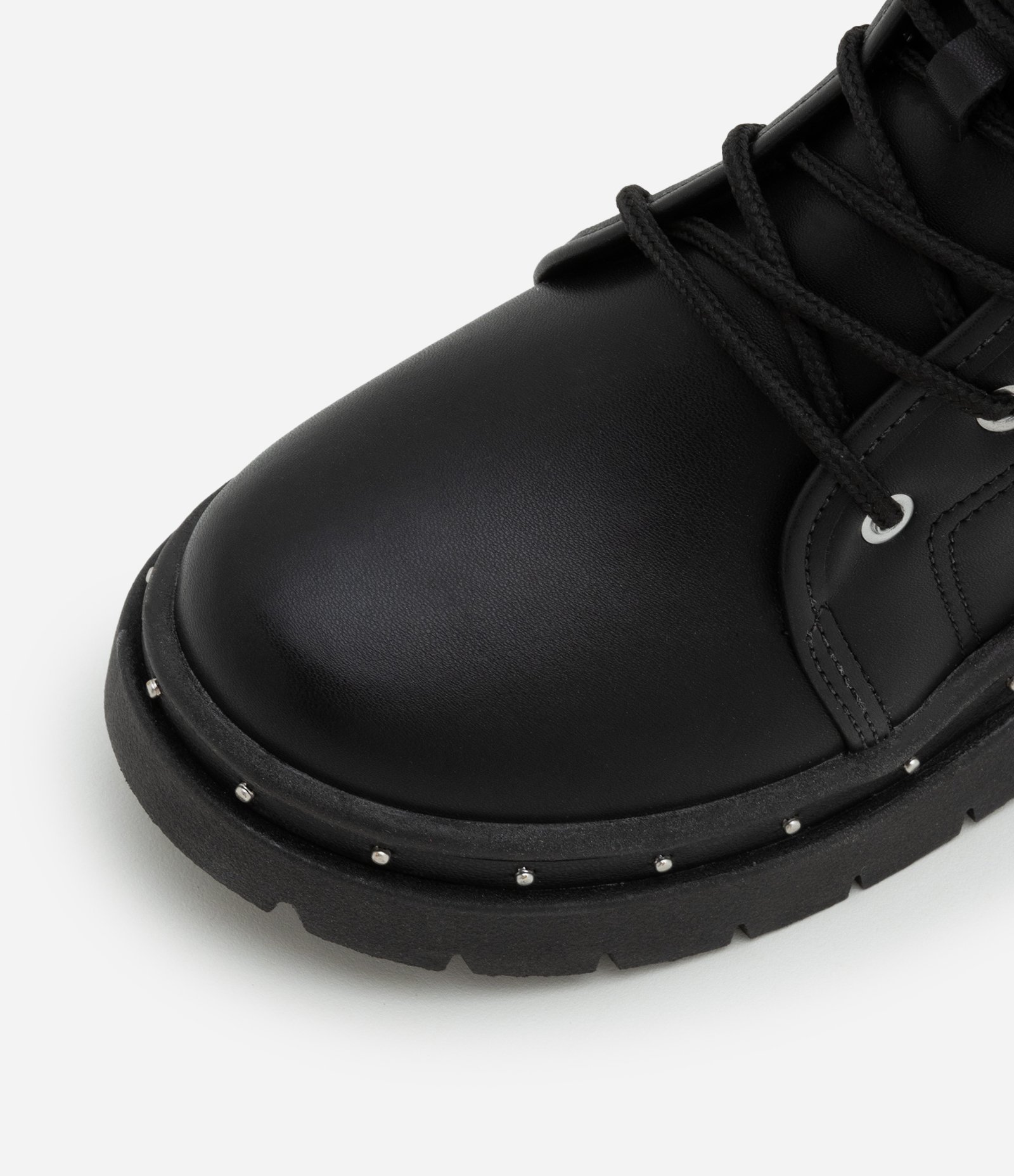 Bota Coturno Infantil com Sola Tratorada e Brilhinhos - Tam 28 a 36 Preto 4