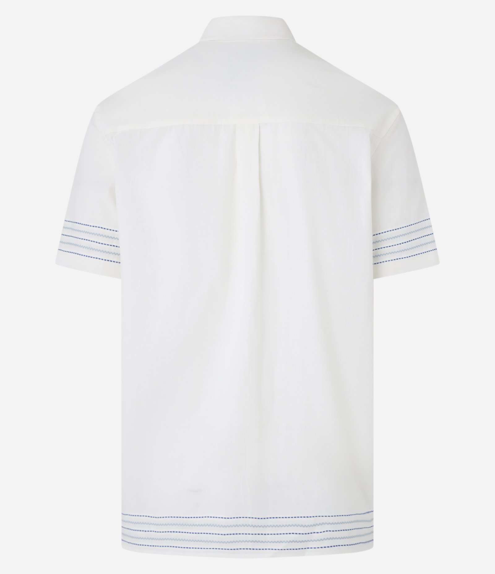 Camisa em Tricoline com Bordado Meu Caminho eu Mesmo Traço Gilberto Gil Branco 8