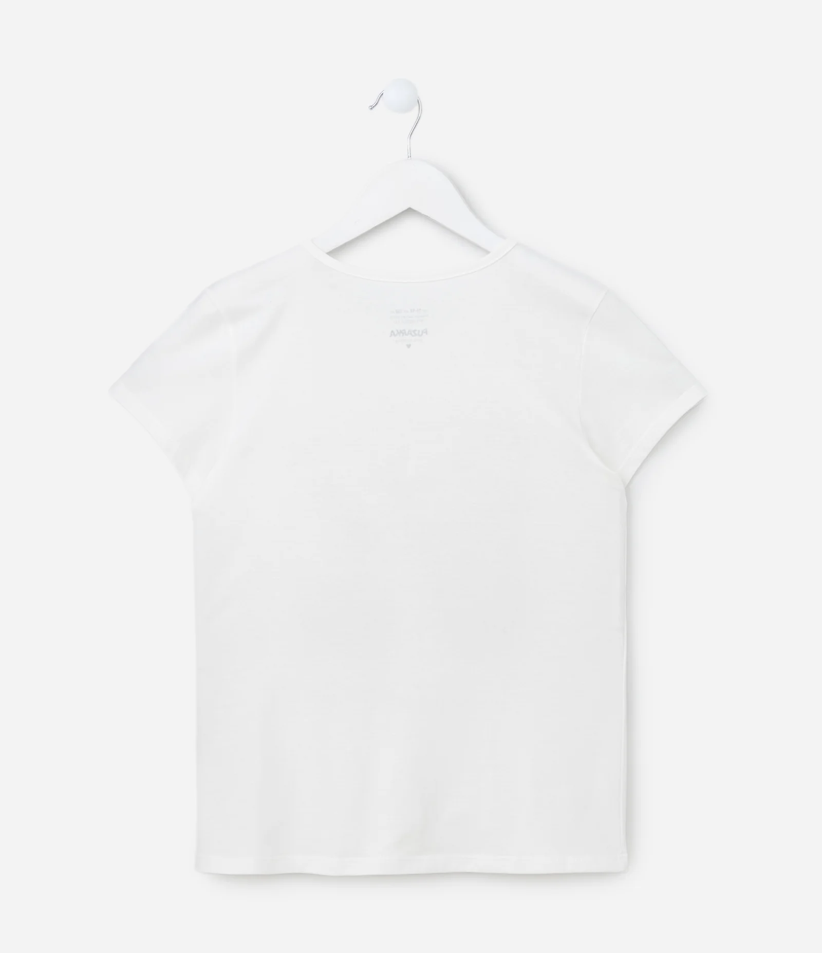 Camiseta Infantil com Estampa Gato Meowtcha - Tam 5 a 14 Anos Branco 2