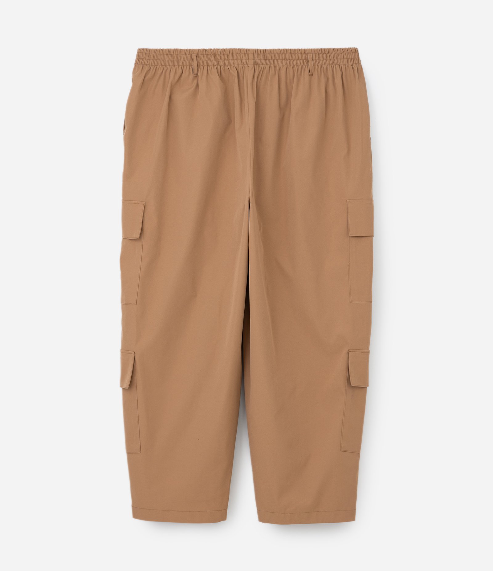 Calça Barrel Empapelada com Bolsos Cargo Curve & Plus Size Bege 6