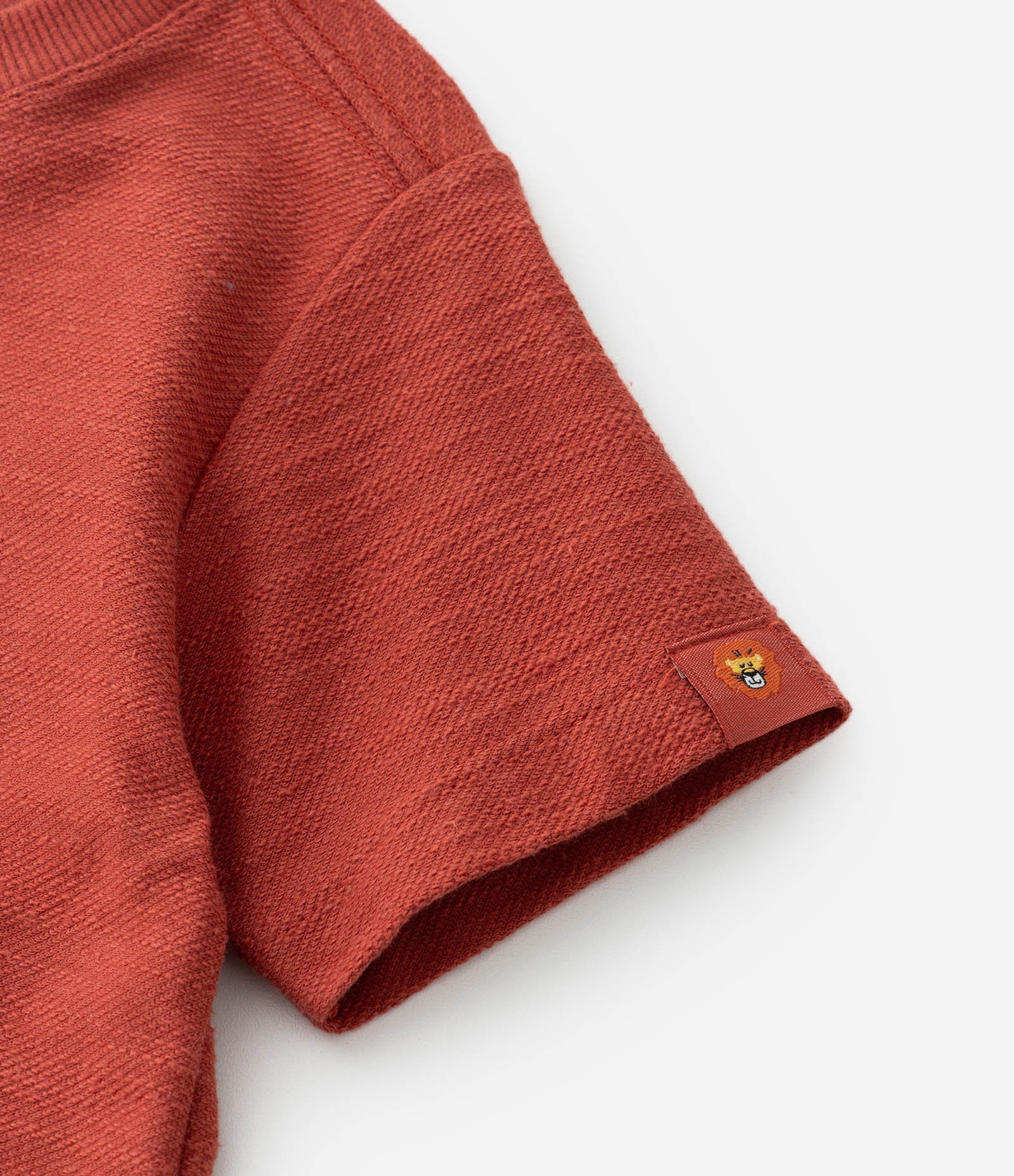 Camiseta Infantil com Textura - Tam 1 a 6 Anos Vermelho 5