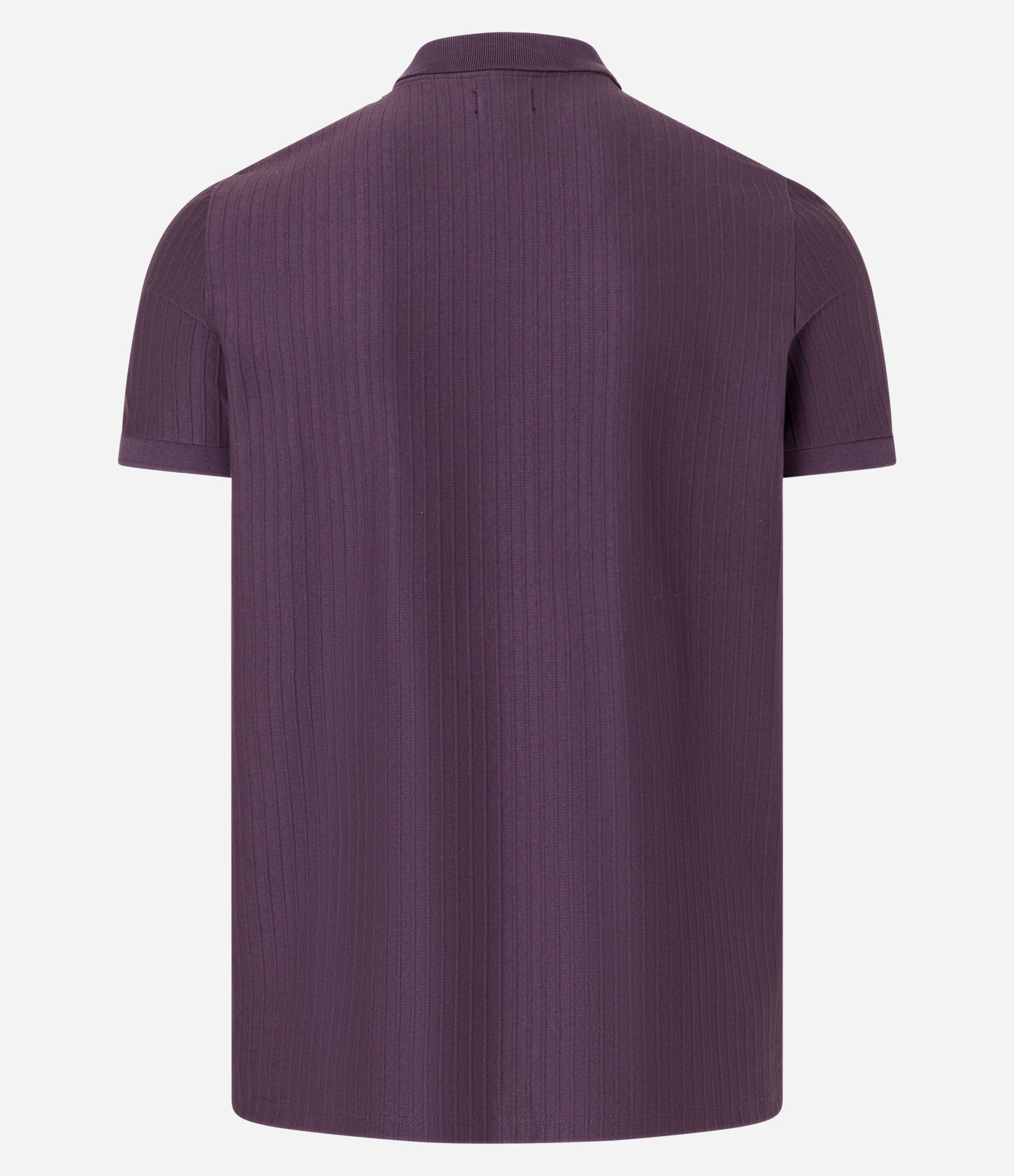 Camisa Polo Slim com Textura Vertical Listrada Roxo 7