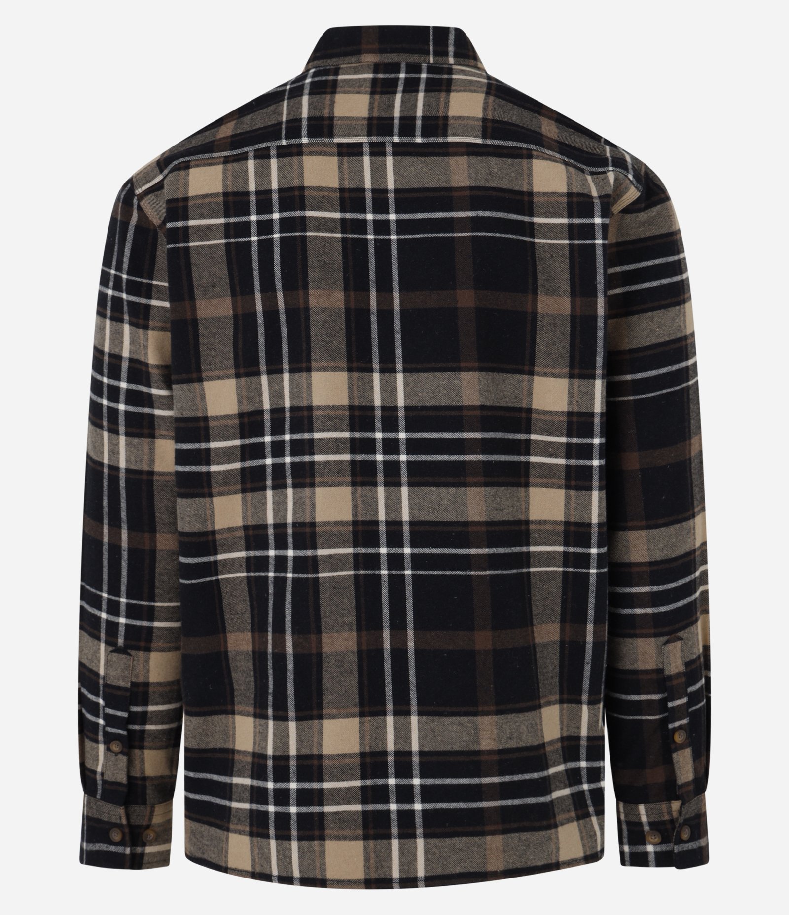 Camisa Comfort em Flanela com Estampa Xadrez Marrom 5