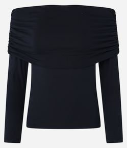 Blusa Ombro a Ombro em Viscose