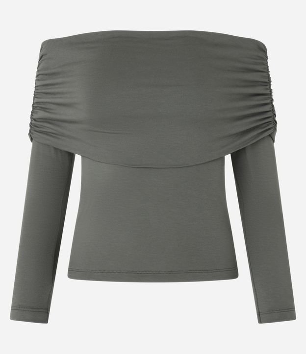 Blusa Ombro a Ombro em Viscose