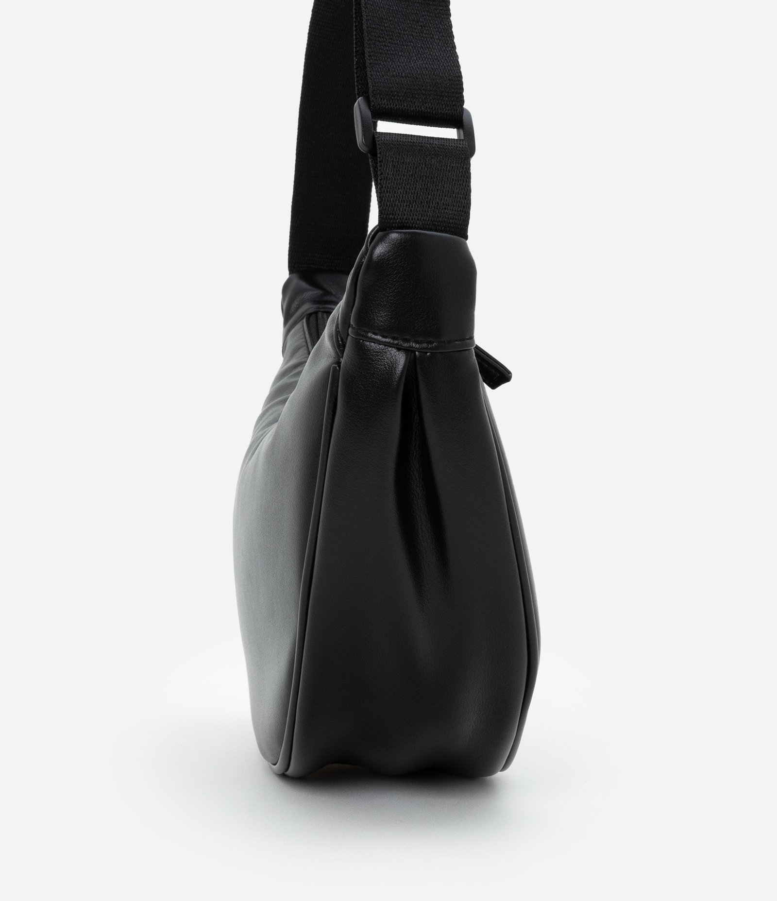 Bolsa Média em PU com Alça Transversal Regulável Preto 2