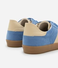 Tênis Chuteira em PU com Listra na Lateral contrastante