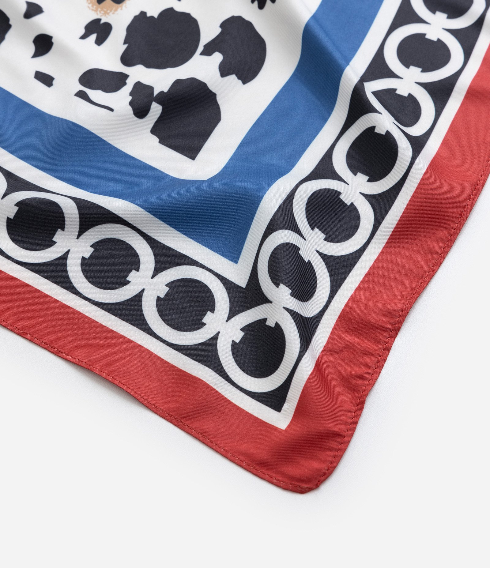 Lenço Quadrado Acetinado Estampado Animal Print Curve e Plus Size Multicores 2