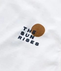 Regata Infantil com Estampa Frente e Costas Sol - Tam 5 a 14 Anos