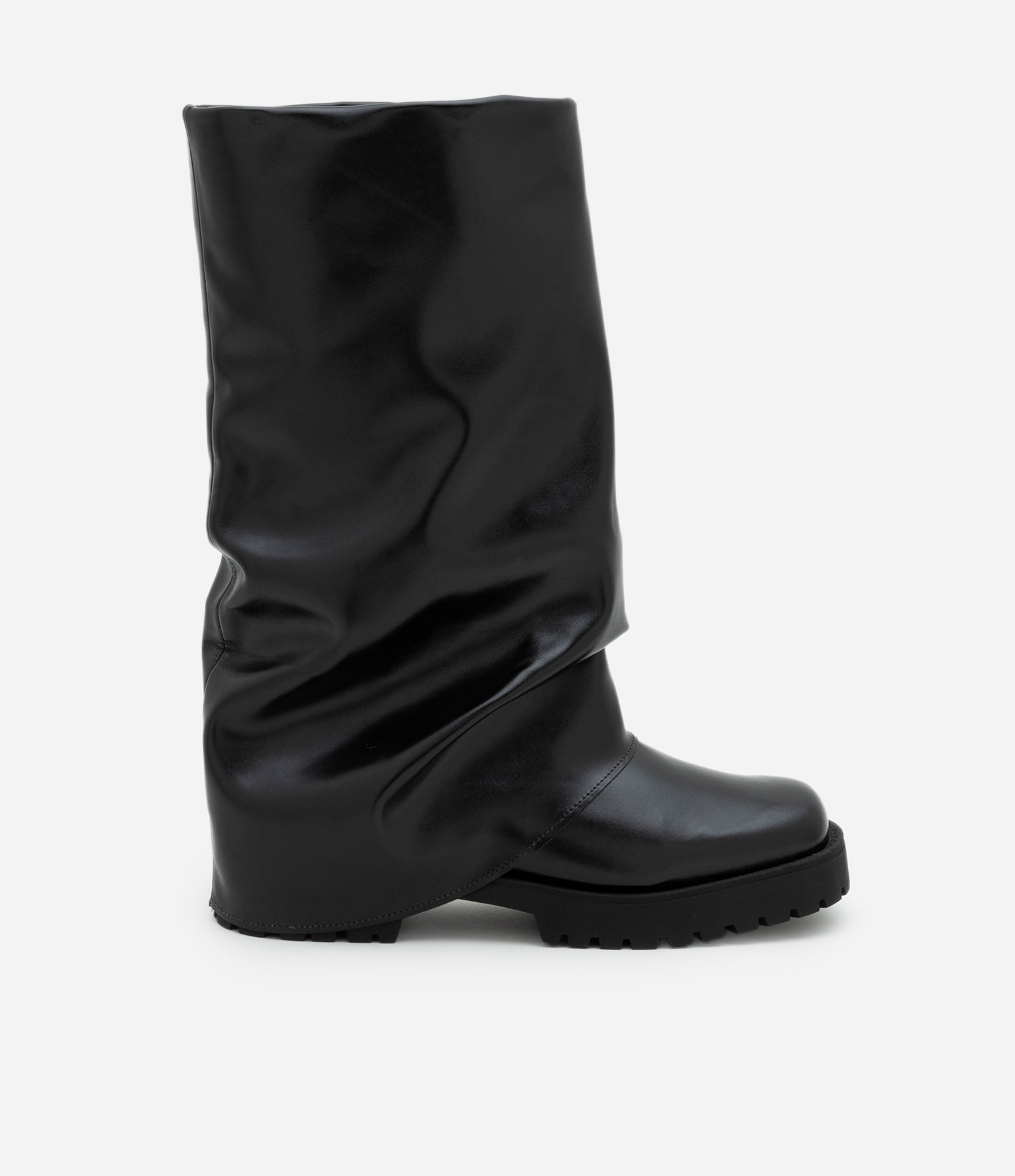 Bota Cano Longo com Pala Preto 1