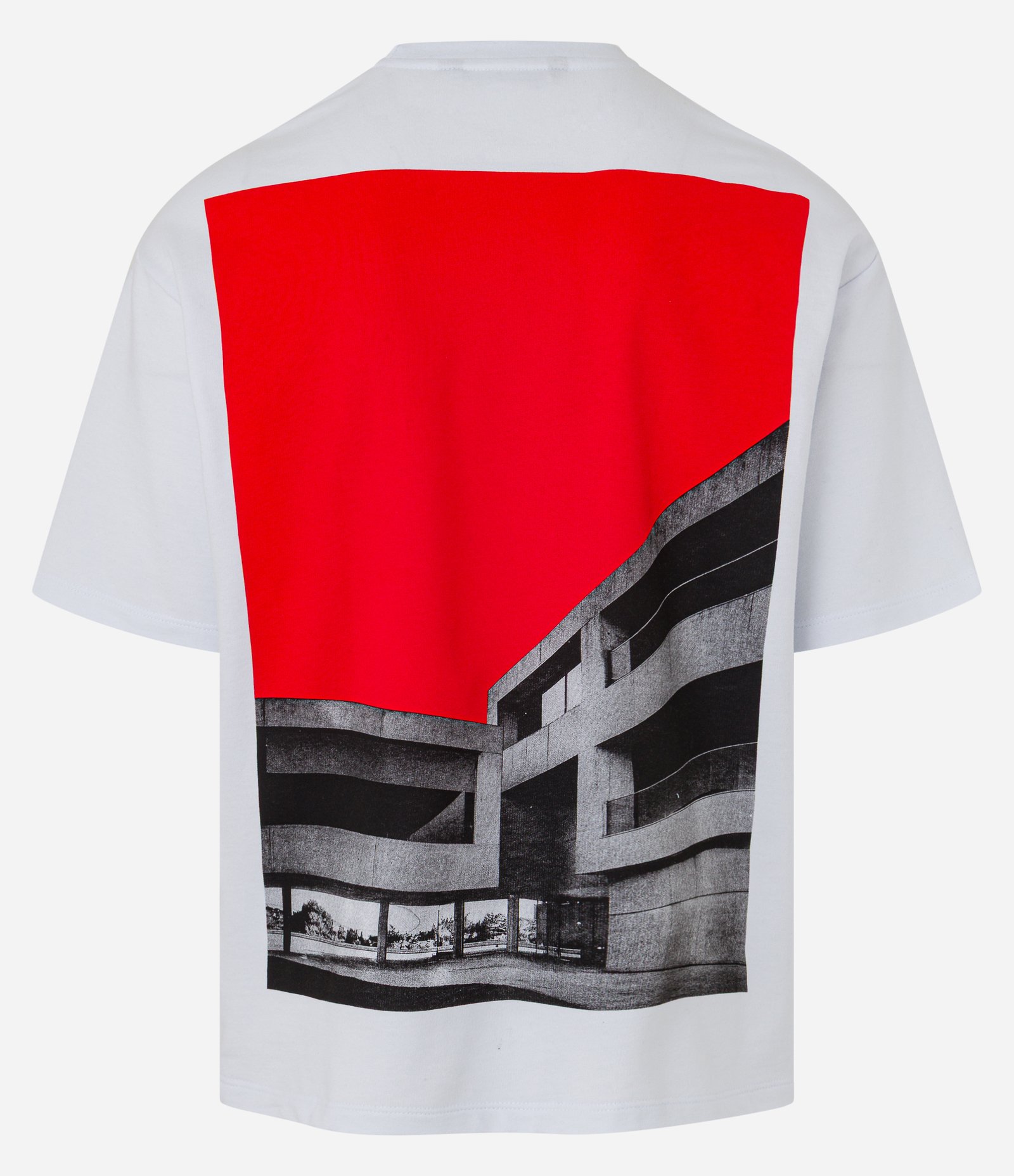 Camiseta Boxy com Estampa Photoprint em Alto Relevo Branco 6
