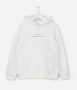 Casaco Infantil com Capuz e Bolso Canguru - Tam 5 a 14 Anos