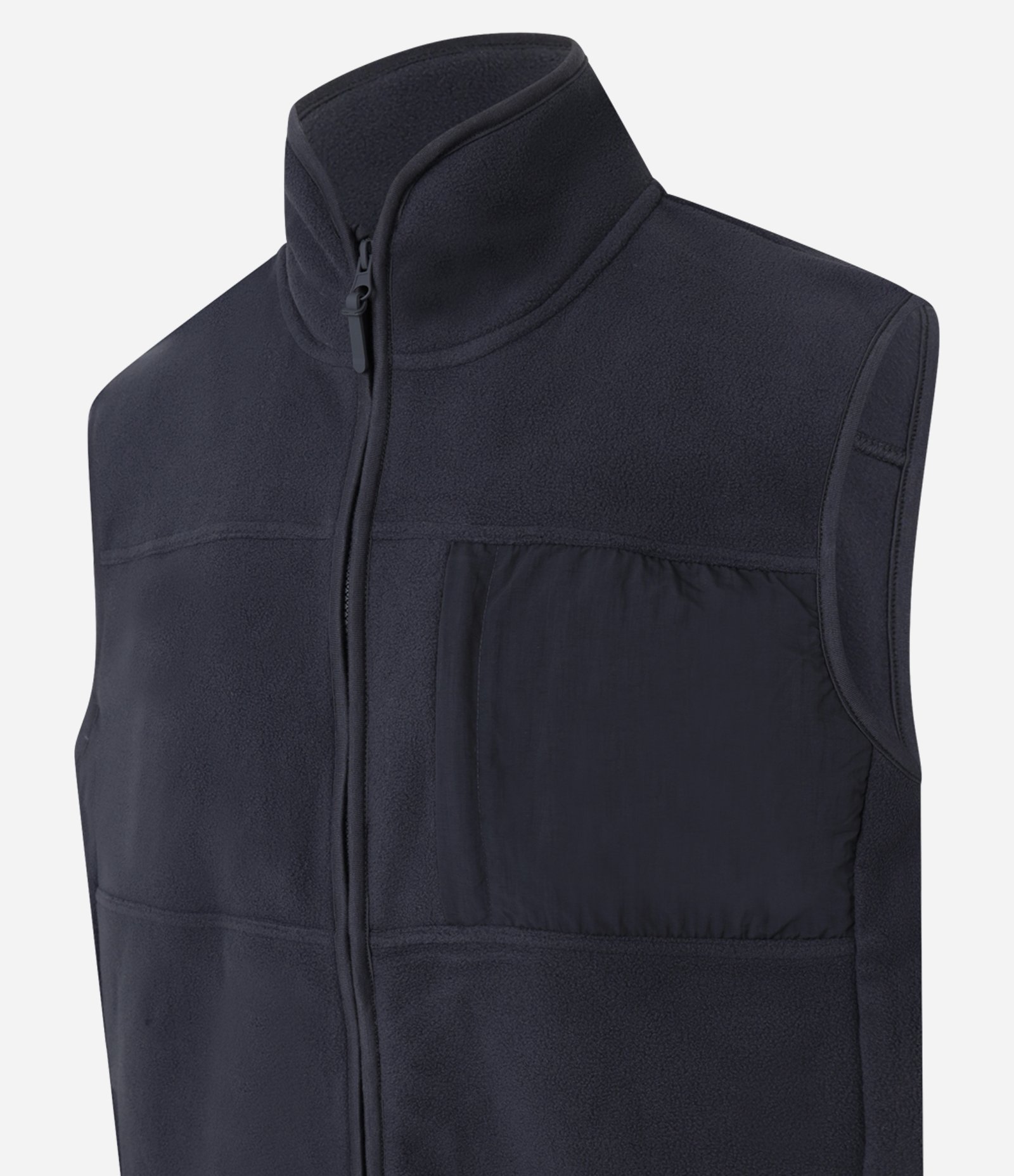 Colete Esportivo com Recortes e Zíper Cinza 7