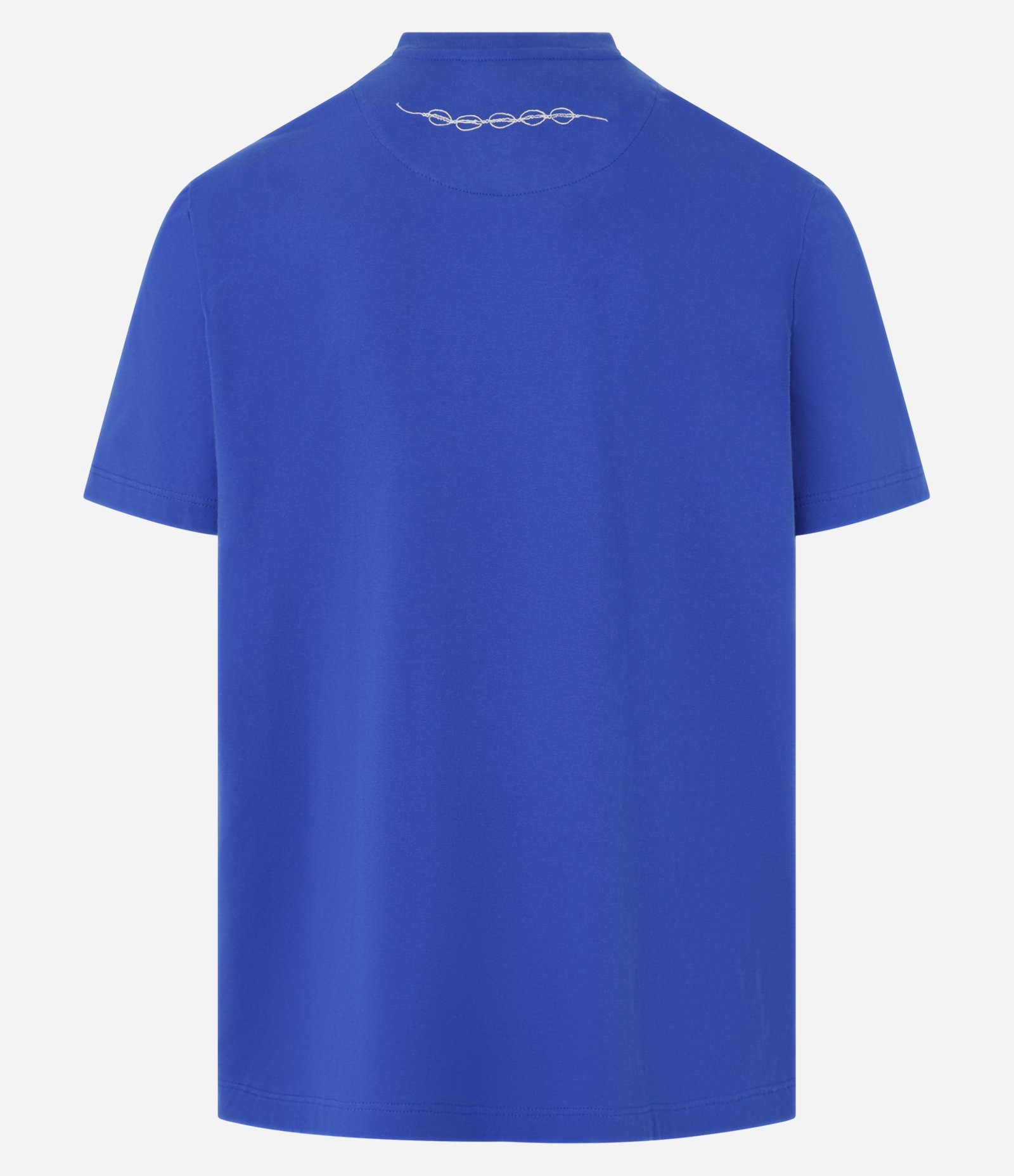 Camiseta em Algodão com Estampa Gil e Violão Azul 8