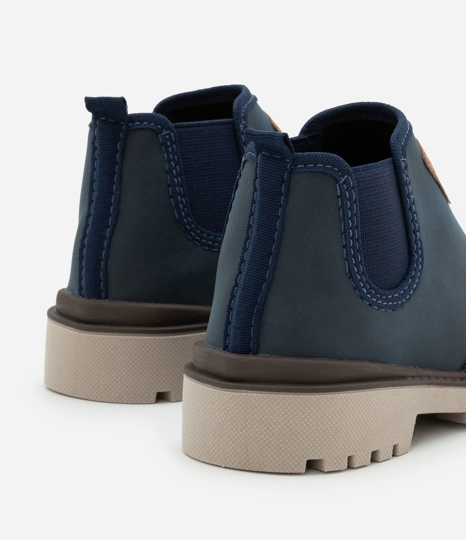 Bota Chelsea Infantil com Etiqueta Aplicada Molekinha - Tam 20 ao 26 Azul 2