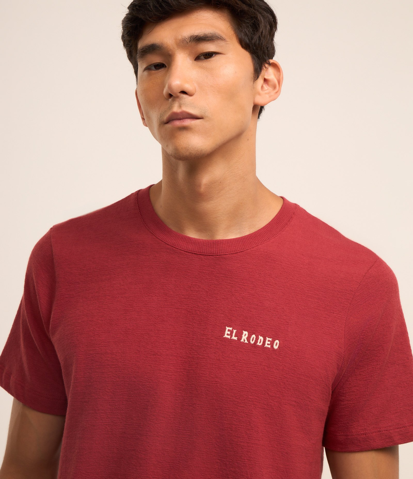 Camiseta Regular em Algodão com Estampa El Rodeo Vermelho 4