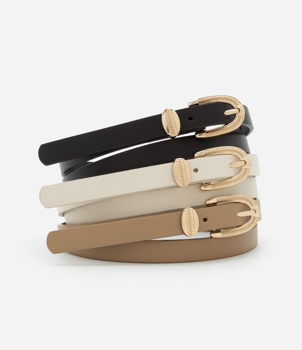 Cor: Bege/Preto/Off White | Tamanho: 80cm